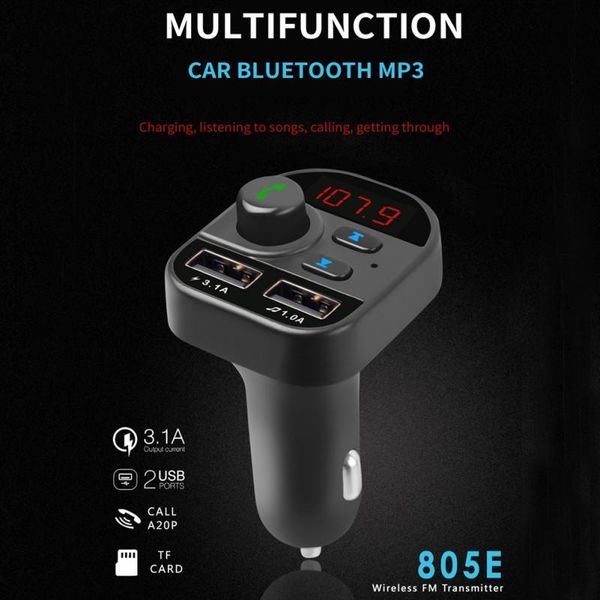 

автомобильный bluetooth fm-передатчик беспроводной громкой связи аудио приемник usb aux kit bluetooth автомобиля fm модулятор