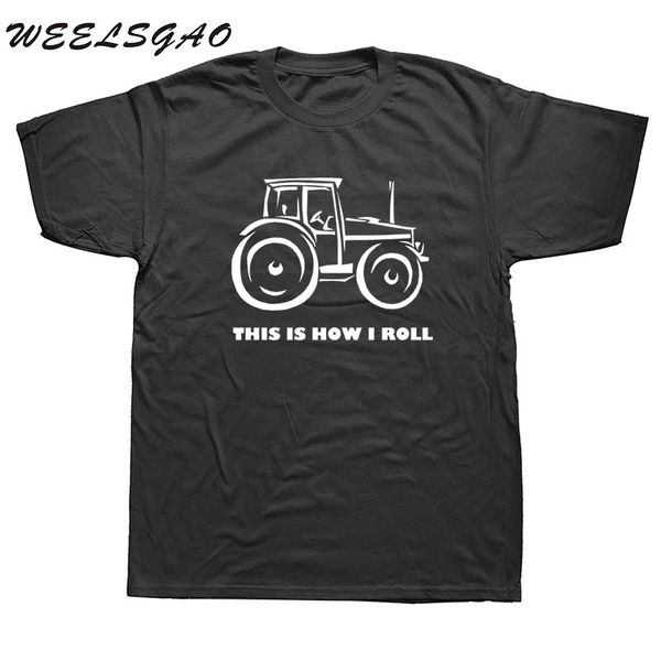

this is how i roll farming farmer tractor t-shirt t shirt summer men tee clothing print tplus size sport hooded sweatshirt hoodie