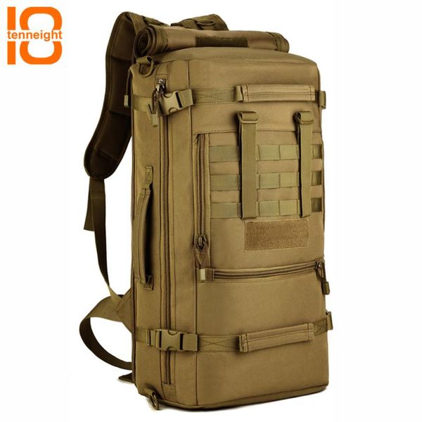 

outdoor bags tenneight 50l tactical backpack nylon camping men's sports climbing hunting travel