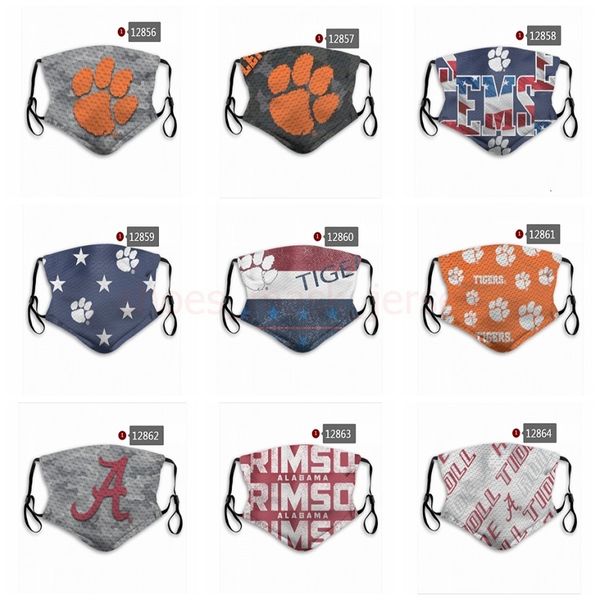 

new luxury designer college football team 2020 custom masks breathable reusable fashion face mask multiple styles a