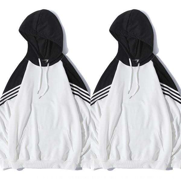 

спорт хлопок одежда пара wearsweater пара wearsweater соответствие цвета 2020 весной и осенью с капюшоном свободного студента случайным боль, Black