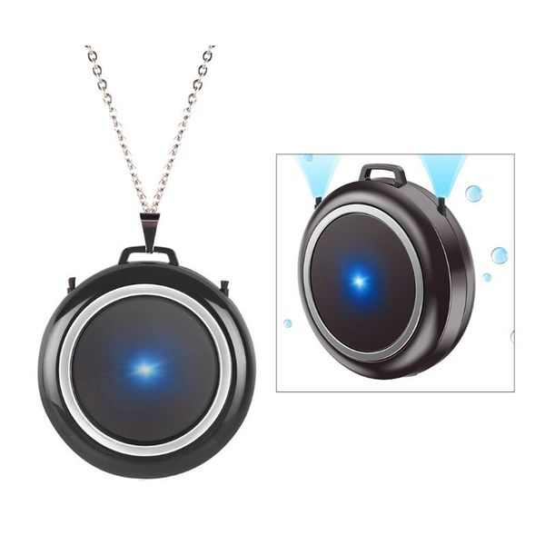 

portable wearable air purifier personal mini air necklace negative ion freshener usb no radiation low noise for kid