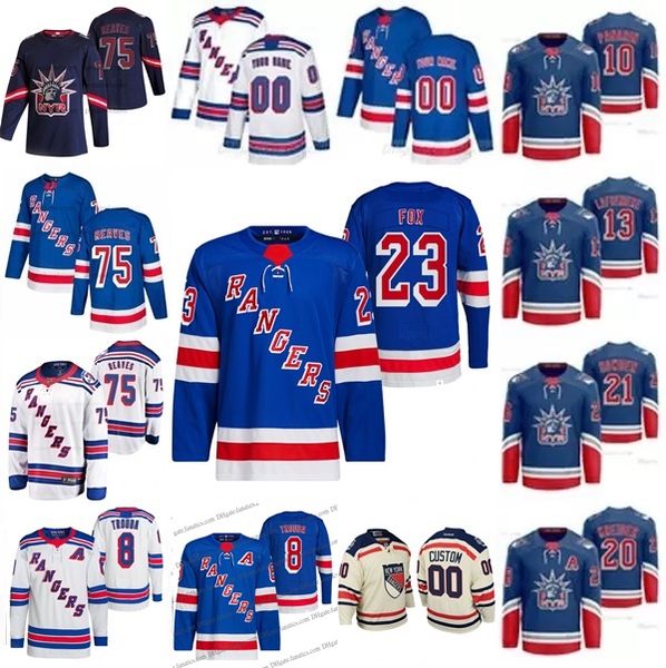 

23 adam fox ryan reaves 2012 heritage reverse retro alexis lafreniere jersey kaapo kakk jacob trouba panarin zibanejad chris kreider skjei m, Black;red