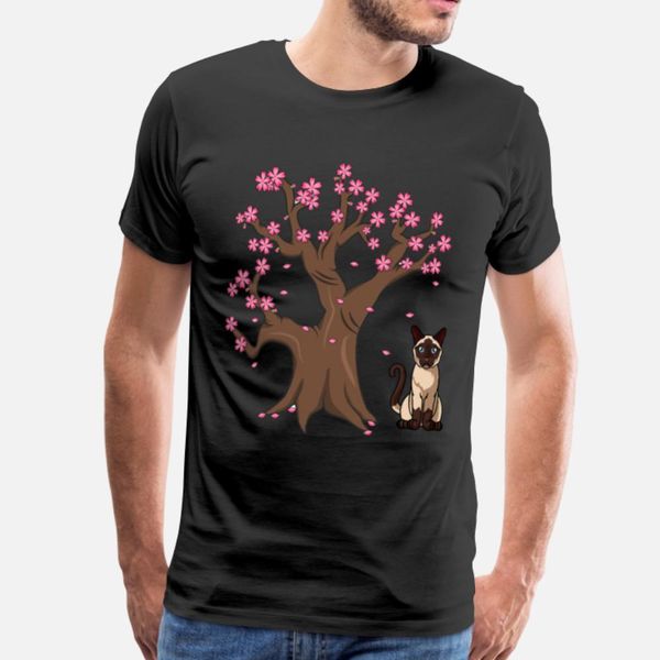 

siamese cat love-r japanese cherry blossom t shirt fun horror tracksuit hoodie sweatshirt