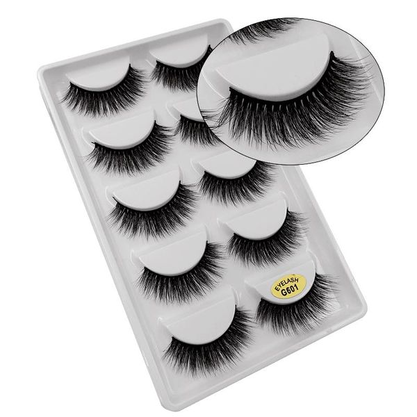 

250pairs / серия natrual норка ресницы накладные ресницы bulk пушистый 3d норковые lashes накладные lashes kit 6 пакеты ресницы для макияжа