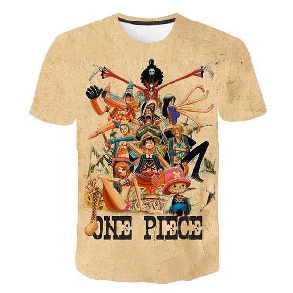 

luffy one piece 3d print shirts anime humor oversized men clothing