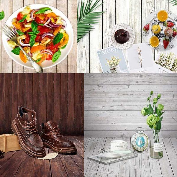 

background material 60x90cm vintage wood board pography backdrops studio video art cloth fabric desk table po drop decoration prop1