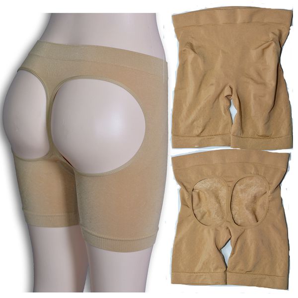 

large size seamless body shaping plastic thigh belly open pants pp women's buttocks raising underwear, White;black