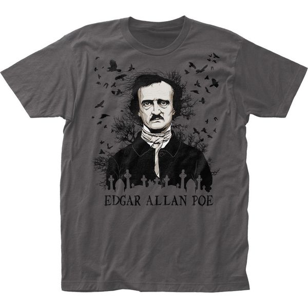 

authentic impact's edgar allan poe raven image soft t-shirt s m l x 2x gym tee shirt sport hooded sweatshirt hoodie