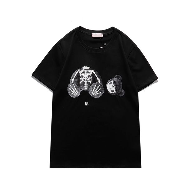 

2021 new mens women designers t shirt fashion men s casual t shirts man clothing street designer short sleeve paris clothes tshirts 86aa, White;black