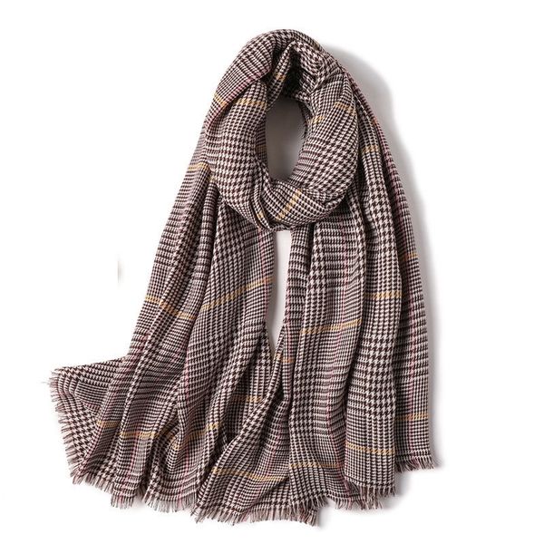 

fashion cashmere scarves women winter thick warm wool scarf shawl wrap bandana poncho pashmina hijab foulard femme y200103, Blue;gray