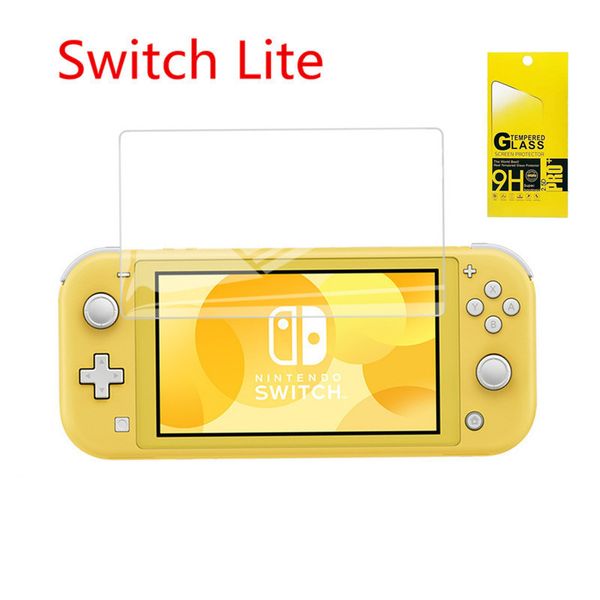 For Nintendo Switch Lite Tempered Glass Screen Protector 0.33mm 2.5D 9H with box package
