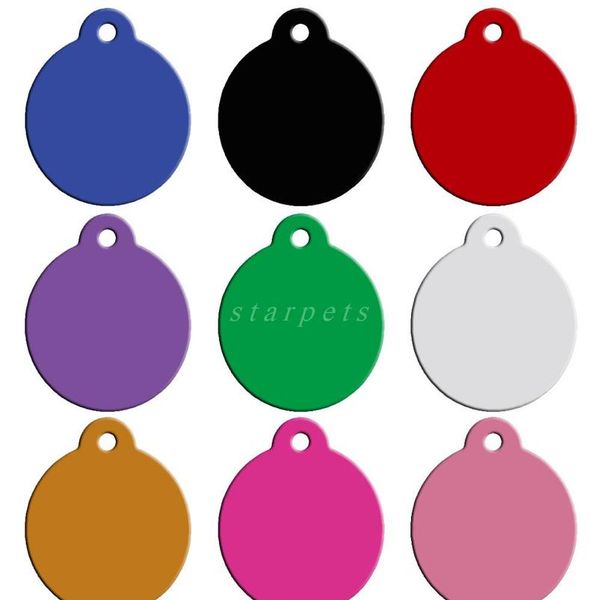

20pcs aluminum bone personalized dog id tags double sided customized cat puppy name phone no. pet id tag paw tag wmtoql