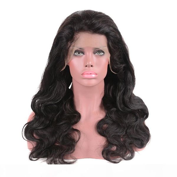 

body wave lace front human hair wigs for black women brazilian human hair wigs pre plucked with baby hair remy full lace wig