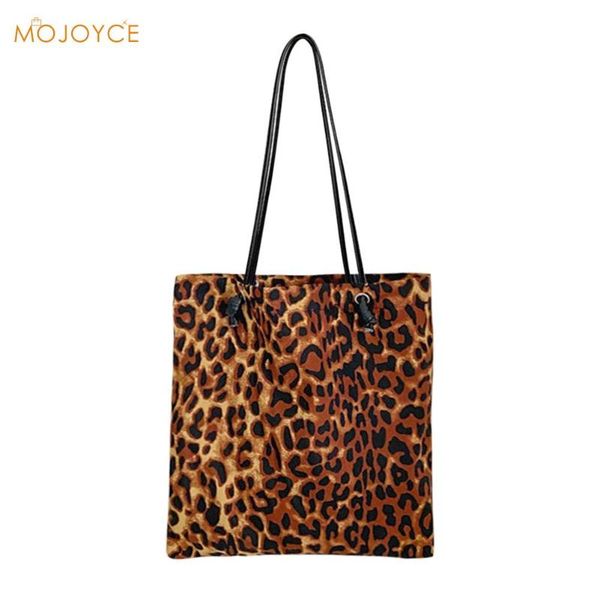 

женщины леопардовый мешок плеча мода животных шаблон lady девушка totes сумки молодежные женские простой универсальный мешок