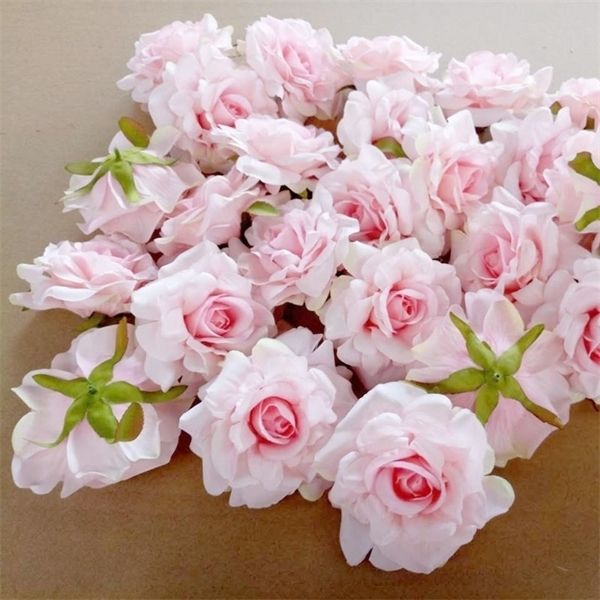 

a-new 11pcs artificial head 10 cm for wedding decoration diy wreath gift box floral silk party design flowers