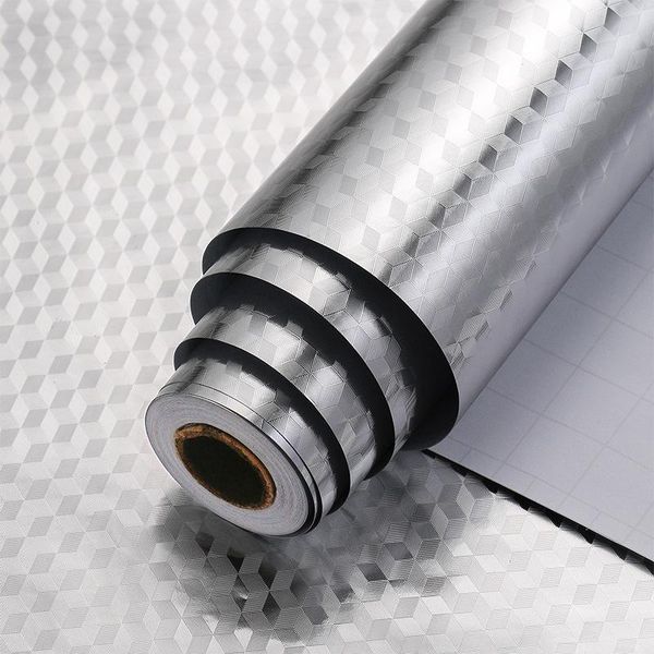 

кухня 40 * 100см маслостойкой крышка стикера бытовая самоклеящиеся обои стол кабинет mat алюминиевая фольга влагостойкие ящика