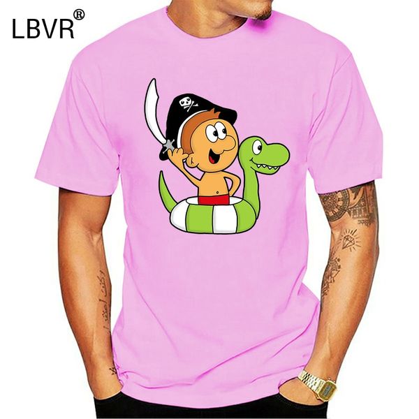 

мужской пират мальчик с dino надувной животного тенниской customize одежда graphic нового стиль летнего стиль рубашка спорт с капюшоном толс