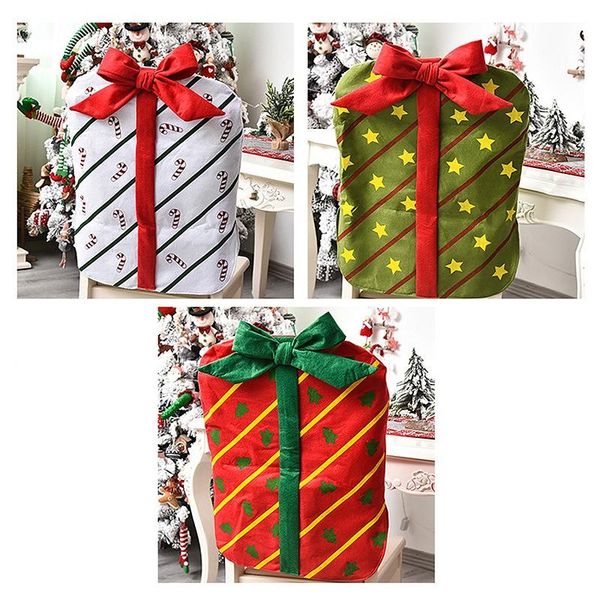 

pcs christmas bow-knot chair cover,for restaurant home festival decor covers