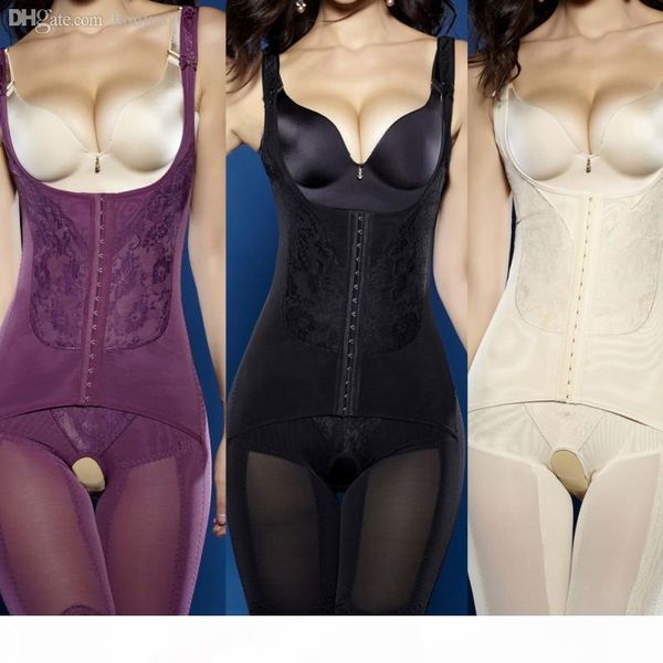 

wholesale-selling wholesale summer magnetic corset shapewear underwear waist training corsets bodysuit women girdles body shaper a001, Black;white