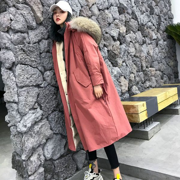

raccoon collar winter heavy coat, hoodie, white duck feather, parkas, 2020