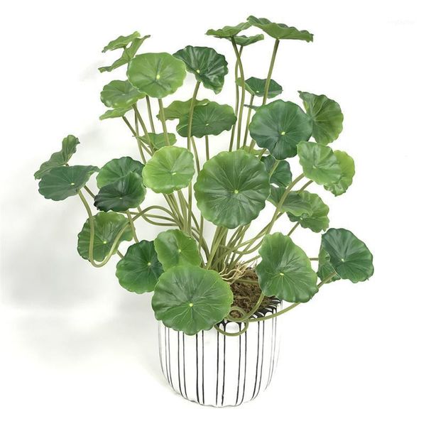 

decorative flowers & wreaths simulated copper coin grass artificial flower bouquet deskdecoration hydroponic plant bonsai home office de