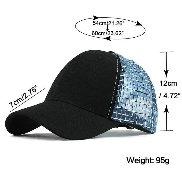 

flb] new men's baseball cap summer mesh cap hats for men women snapback gorras hombre hats casual hip hop caps dad hat wm xhlove, Black;white