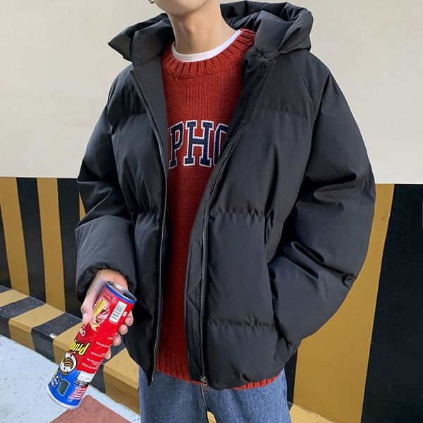 

and autumn 2021 winter new bread cotton printed letter thick jacket padded men's clothes chartered black 3sx1 eka3