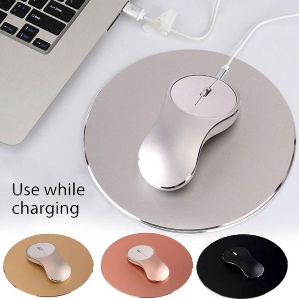 

ultra slim portable mouse 2.4ghz wireless 1600dpi aluminum alloy mute rechargeable mouse wireless optical gaming
