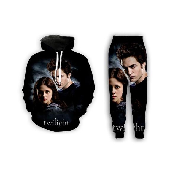 

new men/womens the twilight funny 3d print casual fashion hoodies/sweatpants hip hop tracksuits z20, Gray