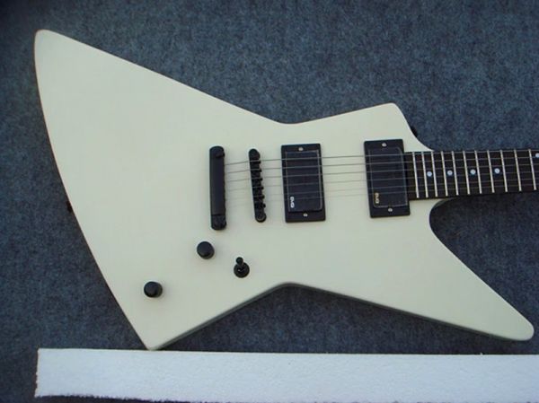 

custom grand creamy james hets 6 strings electric guitar glossy white guitar