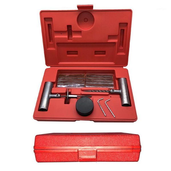 

car tire repair tool tire repair kit studding tool set 8 pcs auto bike puncture plug garage car accessories1