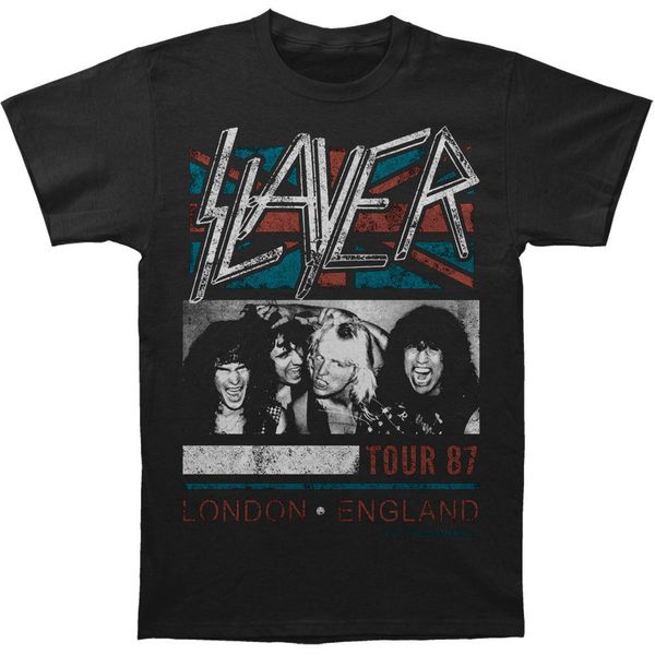 

slayer men's london 87 t-shirt black short sleeve casual,reasonable wholesale tee shirt sport hooded sweatshirt hoodie