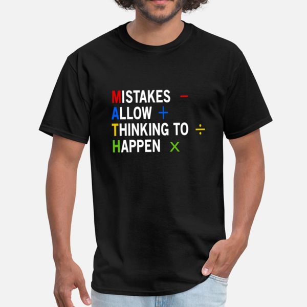 

mistakes allow thinking to happen math teacher designers graphic t shirt comic popular plus size tracksuit hoodie sweatshirt