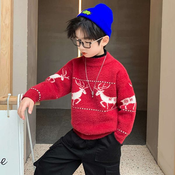

clothing, winter and boys' sweater, pullover, autumn 2020 korean version, chine universi children's new year, adjw 7zfp, Blue