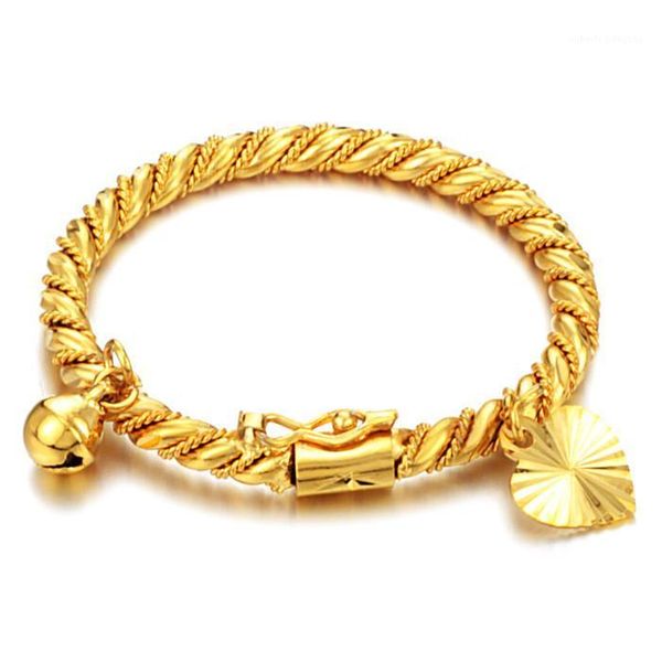 

bangle infant baby yellow gold filled openable twisted link bracelet children's small wrist kids jewelry dia 40mm1, Black