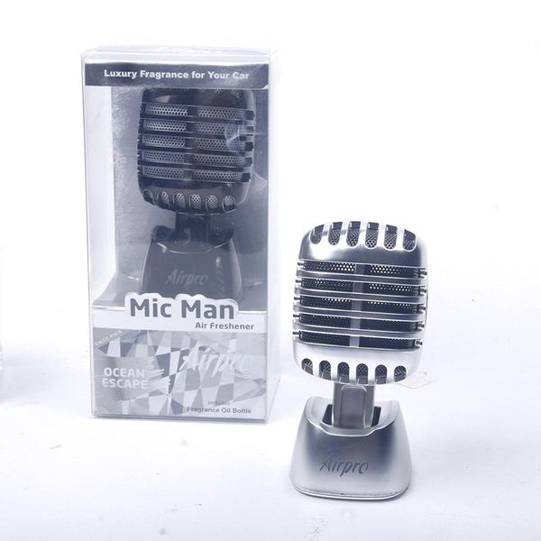 

fashion microphones diffuser dashboard perfume seat air freshener auto perfume interior decor car ornament accessories