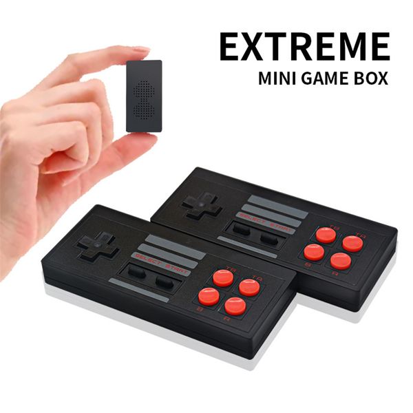 Extreme Mini Game TV U-Box Super Classic SFC Bulit-620-in Jogos Retro Família Video Game Console com 2.4G Double Handheld Wireless Gamepad