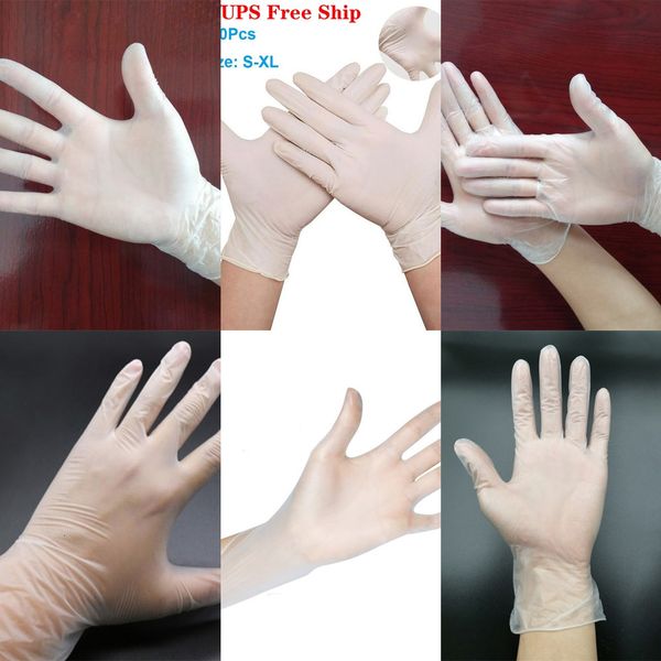 

in stock dhl ship disposable 100pcs/lot protective nitrile factory salon household rubber garden cleaning gloves