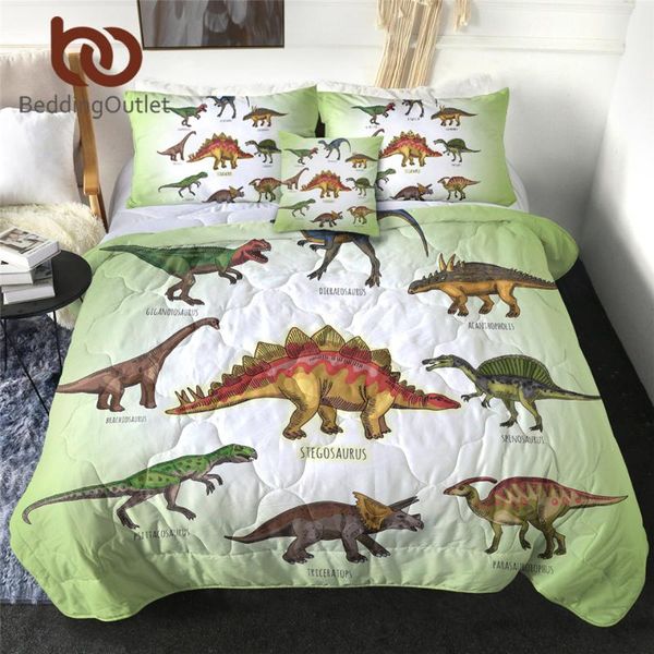 

beddingoutlet dinosaur summer quilt jurassic printed duvet setgosaurus summer blanket for boys cartoon breathable bedspread 4pcs