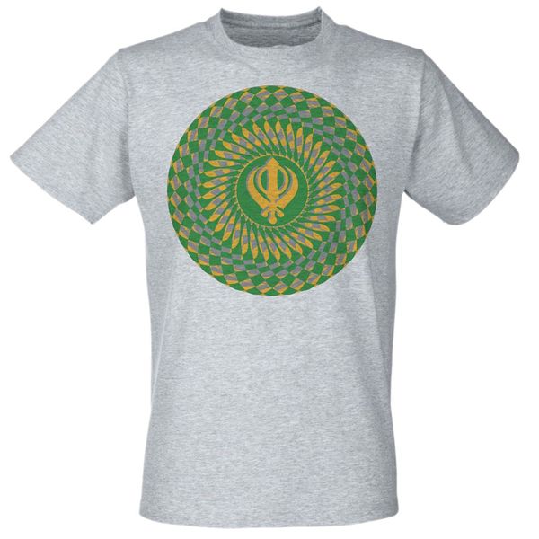

дизайнеры балахон серый духовная psy trance khanda сикхов psychedelic goa mandala подарков прикольные футболки толстовка