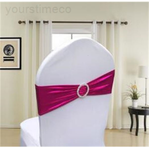 

bands lycra finished spandex elastic chair edge sash with buckle for wedding ing