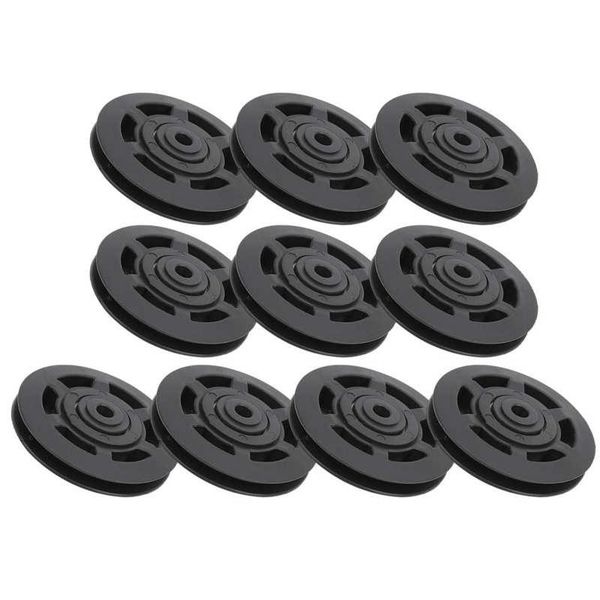 

accessories 10pcs 95/100/115mm bearing pulley wheel universal nylon replacement gym fitness equipment accessory
