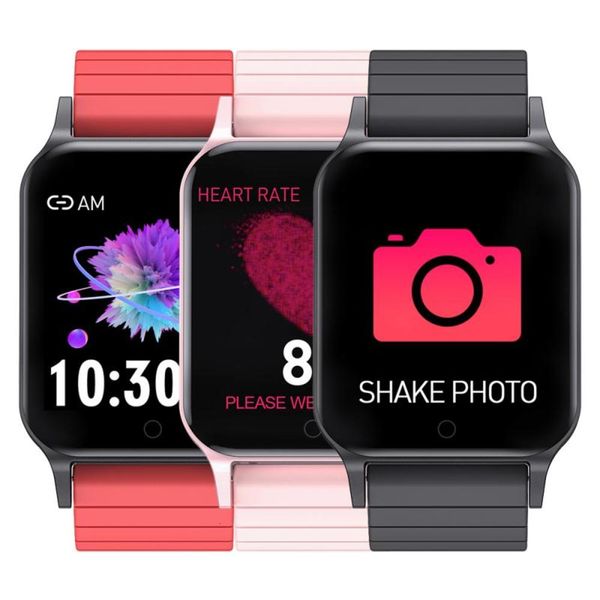 

t96 wristband, bluetooth 4.0 smart watch, measure body temperature, heart rate and blood prsure