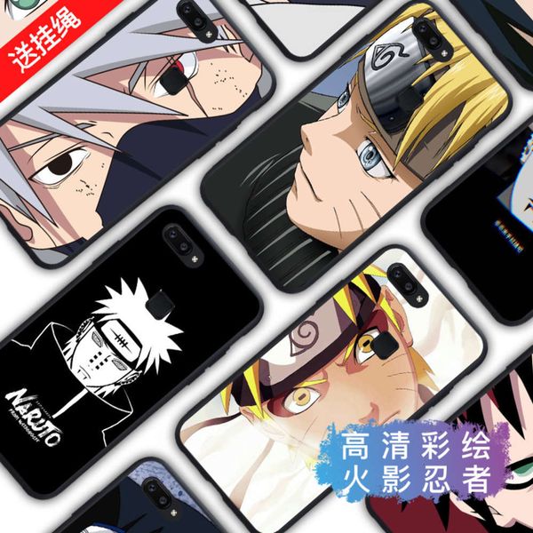 

vivox20 mobile phone case naruto x20a ultra thin frosted edge soft silicone cartoon fashion men's and women's protective case cart