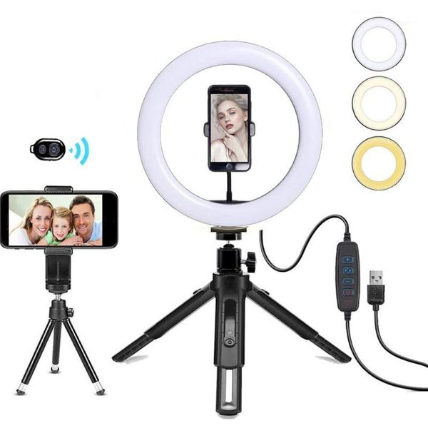 

flash heads 8inch led ring light fill lamp po video dimmable tripod stand selfie camera for yutube tik tok live makeup1