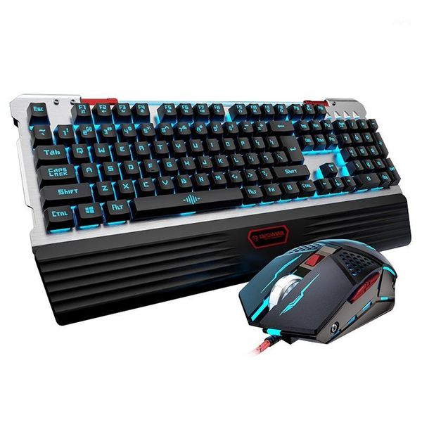 

keyboard mouse combos -shipadoo mechanical and set, computer usb colorful luminous gaming game wired set1
