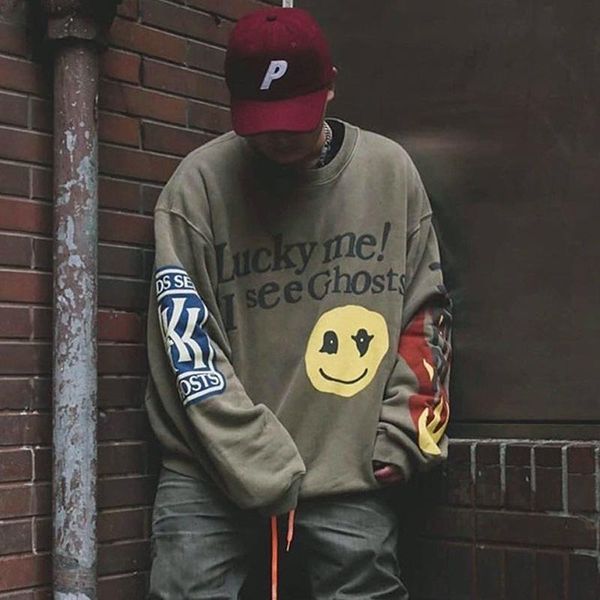 

20ss mens stylist hoodies fashion brand new styles long sleeve t street hip hop orange color print pullover sweater for men and women, Black