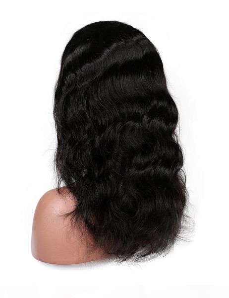 

brazilian body wave 360 lace frontal wigs with baby hair pre plucked brazilian 360 lace frontal human hair wigs for black women, Black;brown