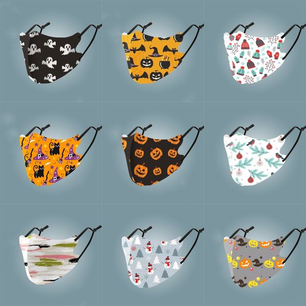 

face masks supplies dustproof print mask universal for men and women mask by#895, Black